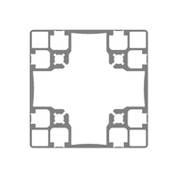 10-9090S4-0-1500MM MODULAR SOLUTIONS EXTRUDED PROFILE<br>90MMX 90MM SMOOTH SIDES TEAR AWAY, CUT TO THE LENGTH OF 1500 MM